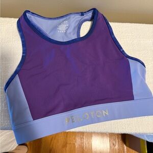 Peloton Blue and Purple Athletic Top / Sports Bra